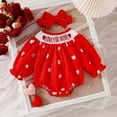 thumbnail image 2 of Girl Outfits Love Baby Summer Clothes Long Sleeve Toddler Girl Clothes 6-12 Months Baby Girl Clothes Cute boys' and girls' clothing, 2 of 9