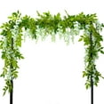 thumbnail image 6 of ODOMY 4/8pcs 2M Artificial Flower Vine Silk Wisteria Garland Hanging Rattan with Ivy Leaf for Wedding Home Decor, 6 of 10
