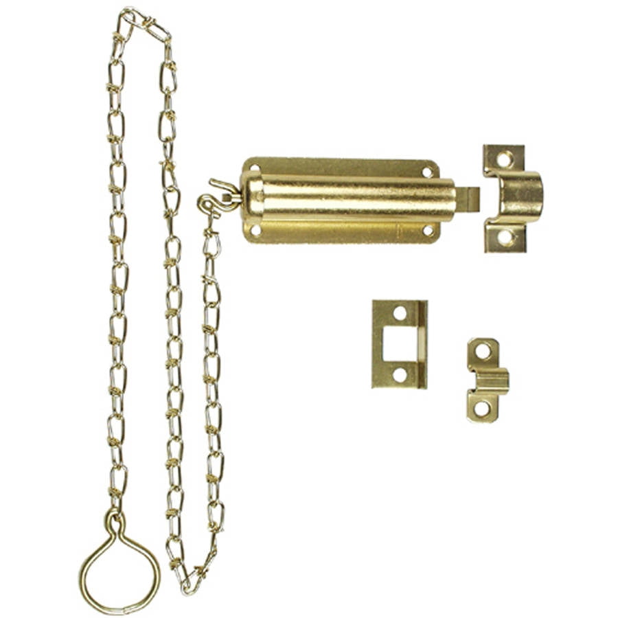 Stanley Hardware 757029 3" Zinc Plated Door Bolts with Chain