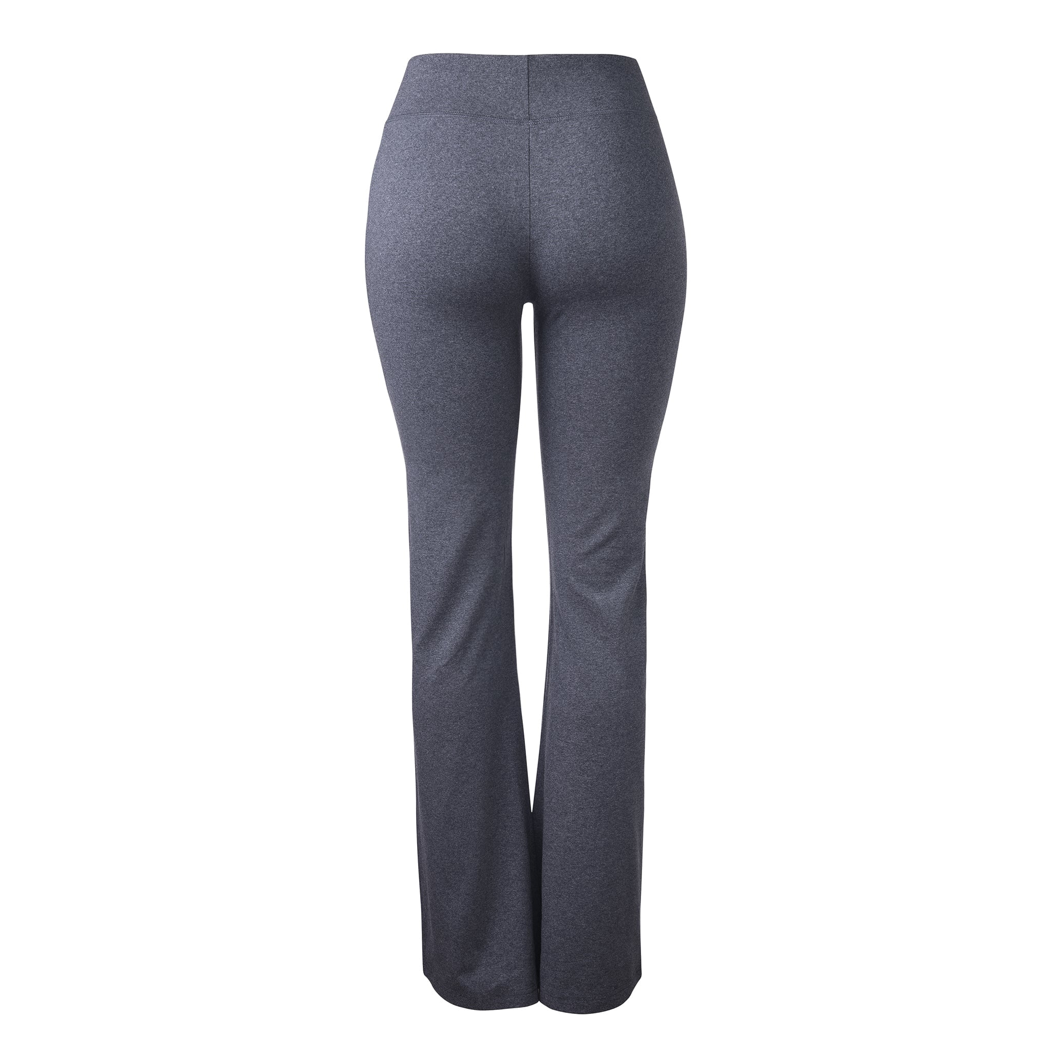 TheLovely Women's Flat Waistband Flared Bottom Workout Yoga Pants Leggings (Non-Foldover)