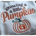 thumbnail image 2 of Embroidered Growing A Little Pumpkin Shirt, Fall Maternity Sweatshirt, Pregnancy Thanksgiving Shirt, Fall Pregnancy Announcement Gift, 2 of 5