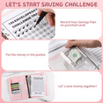 thumbnail image 4 of 100 Envelope Challenge loose-leaf book 100 days money saving book challenge cash envelope saving book, 4 of 6