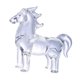 thumbnail image 3 of Figura de caballo de cristal decorativa, robusta y elegante, estatua de caballo, escultura animal para Gris, 3 of 9