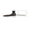 thumbnail image 5 of Trifectet 48" Smart Ceiling Fan with Dim Light and Remote Control, 5 of 10