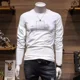 thumbnail image 3 of Camiseta de talla grande para hombre, ropa ajustada de gran tamaño con estampado, cuello redondo ajustado y citas de estilo coreano, camiseta emo informal, 3 of 5