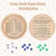 thumbnail image 3 of Wooden Dice Tray Set for Classic Farkle Game Accessories with 12 Inch Board & 6 Pearl Dice, 3 of 5