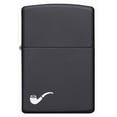 thumbnail image 2 of Zippo Black Matte Pipe Windproof Pocket Lighter, 2 of 6