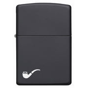 Zippo Black Matte Pipe Windproof Pocket Lighter