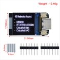 thumbnail image 3 of T-QT V1.1 ESP32-S3 GC9107 Módulo de Desarrollo de Pantalla LCD de 0,85 Pulgadas WIFI Bluetooth Pantalla IPS A Color de 128 X 128, 3 of 5