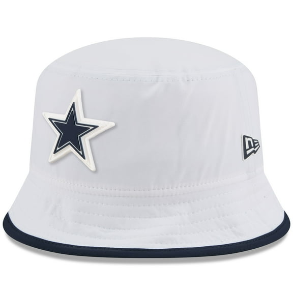 Men's New Era  White Dallas Cowboys 2025 NFL Training Camp Stretch Bucket Hat