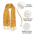 thumbnail image 3 of Shawl Wraps for Women - Gold Glitter lightning C Oversized Fall Winter Fashion Blanket Scarf for Women, 3 of 6