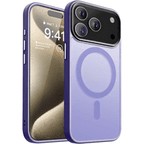 Entronix Magnetic Case for iPhone 17 Pro Max – Heavy Duty Slim Dual-Layer Shockproof Cover, Purple