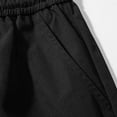 thumbnail image 7 of Mens Shorts Athletic Work Bermuda Shorts Summer Casual Loose Straight Outerwear Black L, 7 of 7