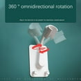 thumbnail image 6 of Shower Head Holder, No Drill Shower Bracket with Adhesive Base, ABS Wall Mount for Rain Shower Head, 360 Rotation & Strong Grip for Easy Installation, Perfect for Bathroom, Kids Shower, and FAJHHA, 6 of 7