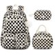 thumbnail image 1 of Mochila escolar Fimibuke de pana para niños, 3 unidades, con lonchera y bolsa, 1 of 9