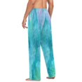 thumbnail image 6 of Men's Sleep Pants Lightweight Pjs Sleepwear Comfortable Lounge Pants Bottom Pants with Pocket Pastel Blue Dandelions, 6 of 7