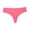 Pink, variant on Women's Seamless Thong Panties, Plus Size Invisible G-String, Breathable Low Waist Sports Underwear