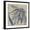 Black Frame, variant on Art.com Indigo Coneflower Stretched Canvas Print Wall Art by Chariklia Zarris, 24" x 24"