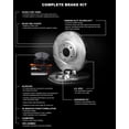 thumbnail image 4 of R1 Concepts Front Brakes and Rotors Kit |Front Brake Pads| Brake Rotors and Pads| Super Duty Brake Pads and Rotors| Hardware Kit WEXH1-47011, 4 of 5