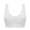 White, variant on Women's Sports Bras Pure Color Plus Size-thin Large Bra Sports Bra Full Bra Cup Tops Wireless Bras for Women White,Beige,Purple,Pink,Black 3XL