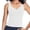 White, variant on GlTpooo Women's Cami With Built-In Shelf Bra Plus Stretch with Adjustable Spaghetti Straps Basic Undershirt Layer Tank Top Beige M