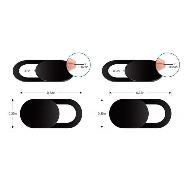 ZLight Webcam Cover Universal Phone Antispy Camera Cover For Web Laptop PC Tablet lenses Privacy Sticker For oval 1pcs 2Set