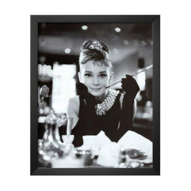 buyartforless Audrey Hepburn Breakfast at Tiffanys Framed Wall Poster ...