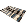 thumbnail image 3 of Multicolored Stripes 5X8 Hand-Tufted Modern Rug, 3 of 11