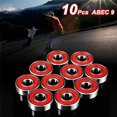 thumbnail image 5 of FrostHike Roulements de Roulement de Patin à Roulettes Haute Performance 10 Pcs Roulements de Longboard Trottinette - Rouge Rouge, 5 of 5