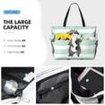 thumbnail image 3 of Balery Cute Raccoon Beach Travel Bag - Water-Resistant, Large Capacity Lightweight Tote with 7 Pockets for Women and Men - Perfect for Beach, Pool, Gym, and Travel, 3 of 7