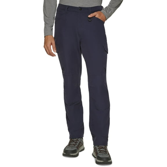 BASS OUTDOOR Men's Devils Bridge Modern Fit Stretch Hiking Pants, Navy Small