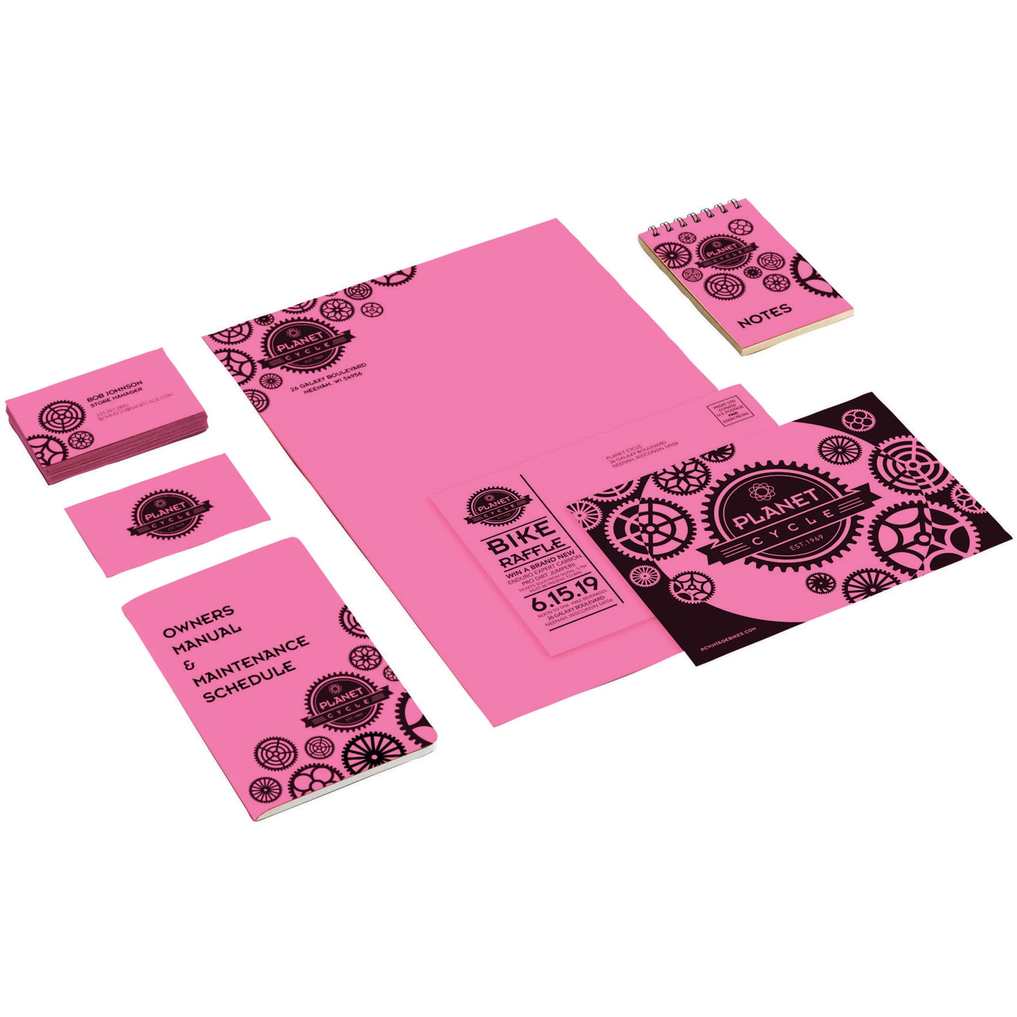 Astrobrights Color Cardstock, Pulsar Pink, 8.5" X 11", 250 Count