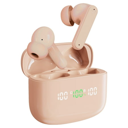 Visual Land SOUNDWAVE A1 Essential Active Noise Cancelling Earbuds, 50H Total Playtime (2024 Model)