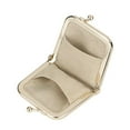 thumbnail image 5 of Royal Bagger Genuine Leather Mini Jewelry Box, Ring & Necklace Storage, Slim Coin Purse with Kiss Lock for Women 3120, 5 of 9