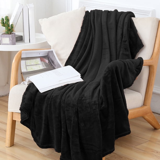 Decorative Soft Throw Blanket For Couch Warm Cozy Velvet Flannel Blanket For All Seasons Lightweight Comfy Checkered Blanket For Sofa Bed