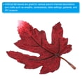 thumbnail image 5 of Uxcell Fake Fall Leaves, 4.7 inch 20Pcs Artificial Maple Leaves Faux Autumn Leaves Decor Style 3, Red, 5 of 6
