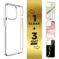 thumbnail image 4 of Liquipel SafeGuard Infinite Case Anti-Yellowing Metallic Marble Protective Cell Phone Case for iPhone 15 Pro, 4 of 7
