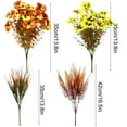 thumbnail image 3 of Flores Artificiales para Decoración de Halloween y Acción de Gracias (4 Piezas) | Rama de Hoja de Arce Persa de 36 Cm | Plástico Multicolor | Decoración Otoñal Ideal para Centros de Mesa, Coronas, Ja, 3 of 6