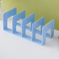 thumbnail image 3 of bestolf Modern Geometric Bookend Plastic Desktop Book Holder for Shelves Desk Multi-Purpose Organizer for Home Office School, 3 of 9