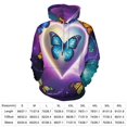 thumbnail image 2 of Butterfly 3D Print Hoodie Men Women Autumn Thin Pullover Sweatshirt Vintage Streetwear Tops, 2 of 6