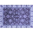 thumbnail image 1 of Ahgly Company Indoor Rectangle Oriental Blue Traditional Area Rugs, 2' x 3', 1 of 4