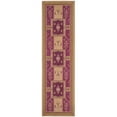 thumbnail image 5 of SAFAVIEH Classic Vintage Seanna Geometric Bordered Cotton Runner Rug, Fuchsia/Gold, 2'3" x 8', 5 of 9