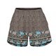 thumbnail image 4 of Moda Deporte Yoga Pantalones Impreso Mediados de Cintura Alta Bolsillos Activos Pantalones Cortos Pantalones Sueltos Pompotops  ulkah936744, 4 of 4