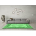 thumbnail image 3 of Ahgly Company Indoor Square Persian Emerald Green Traditional Area Rugs, 5' Square, 3 of 4