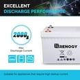 thumbnail image 6 of Renogy Deep Cycle AGM Battery 12 Volt 200Ah for RV, Solar, Marine, and Off-grid Applications, 4 Pcs, 6 of 7