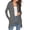Grey, variant on Long Sleeve Lightweight Thin Summer Cardigan for Women Loose Kimono Cover Up (White XXL)