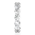 thumbnail image 4 of DIAMOND CLUB 7 Carat Lab Grown Diamond Round Eternity Ring 14K White Gold (VS1, F Color), Eternity Style Ring, 4 of 6