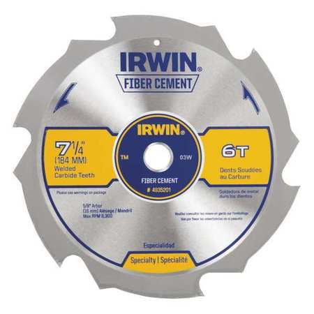6-Teeth Circular Saw Blade IRWIN 4935201