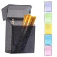 thumbnail image 2 of Cigarette Case Shining Clear Appearance Plastic Portable Cigarettes Box for Smoker, 2 of 5