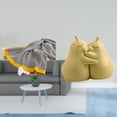 thumbnail image 2 of Manta a rayas con sujetalibros de cerámica en forma de pera, suave y cálida, decoración rústica para dormitorio, sofá, cama, silla, regalo maravilloso, 2 of 8